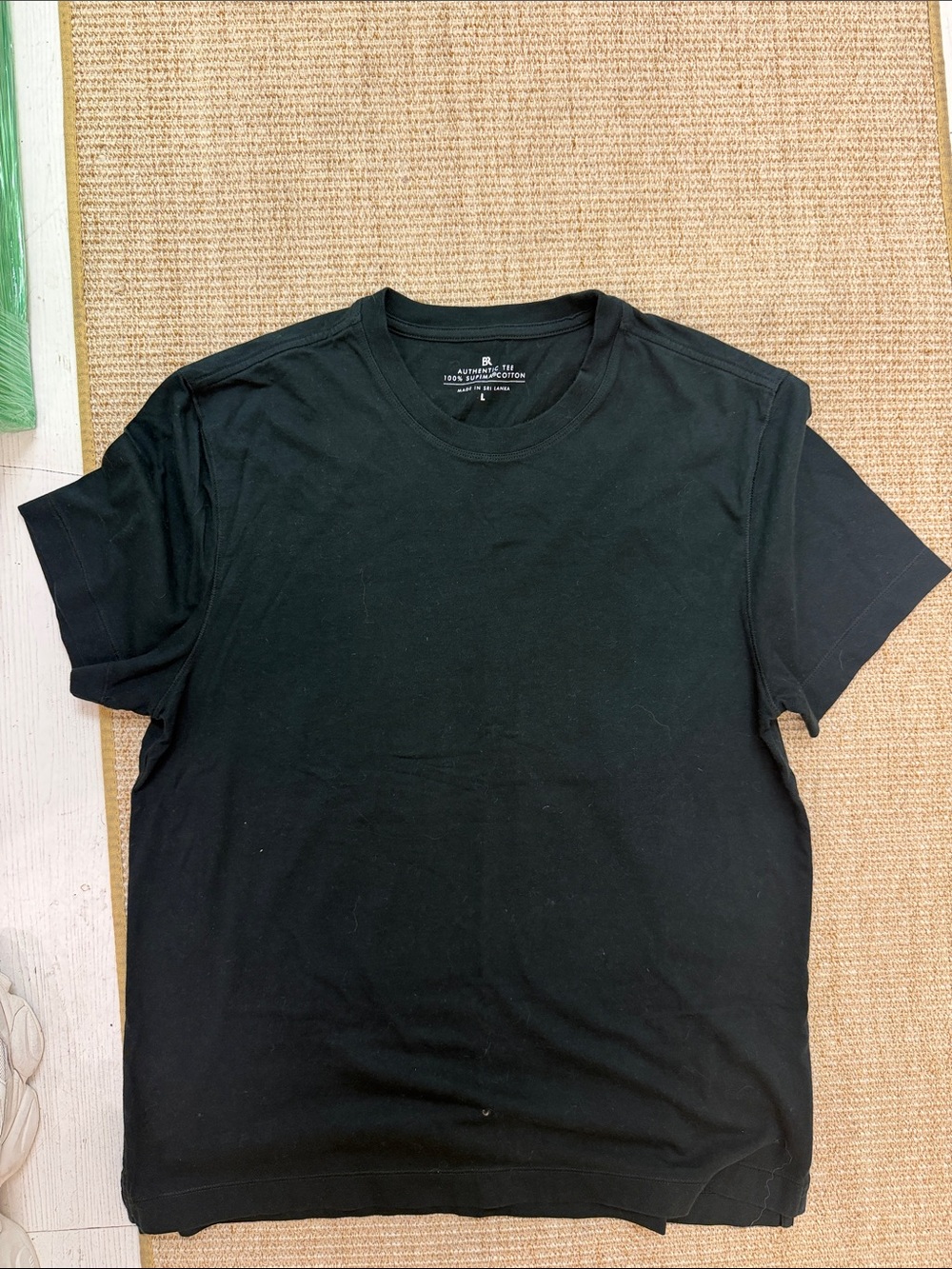 Banana Republic Black Crew Neck Short Sleeve Tee